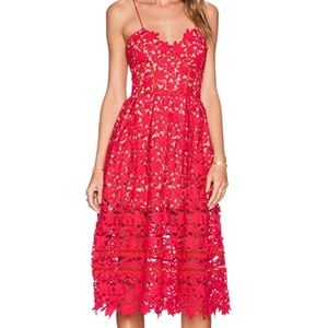 Beautiful Red Lace Dress